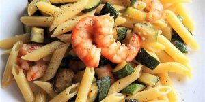 zucchine e gamberetti