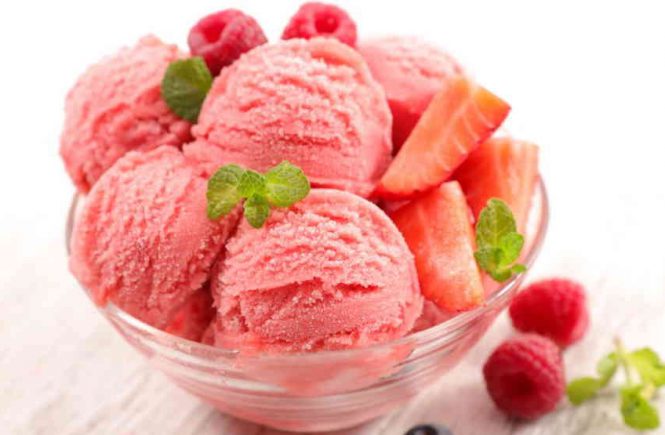 gelato alla frutta light