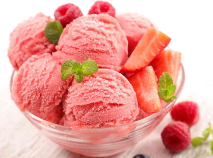gelato alla frutta light