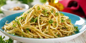 spaghetti con mollica