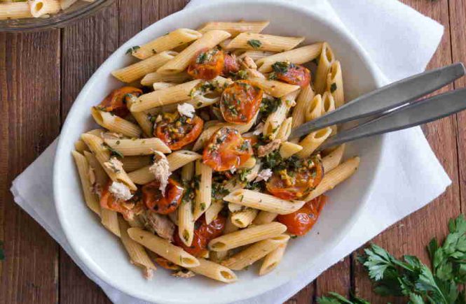 pasta tonno e pomodorini