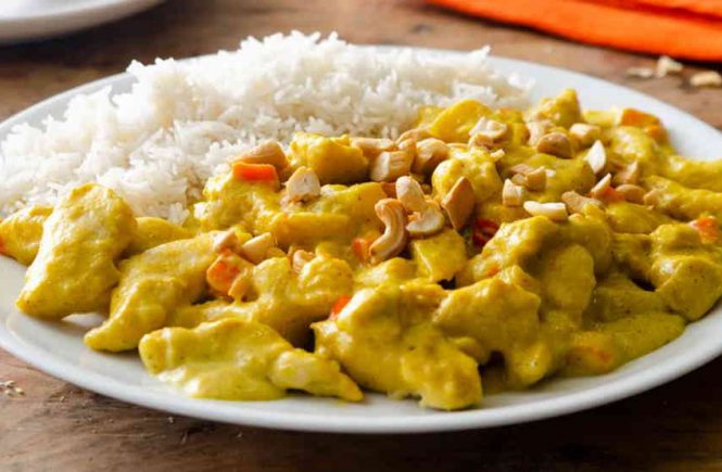 pollo curry e riso basmati