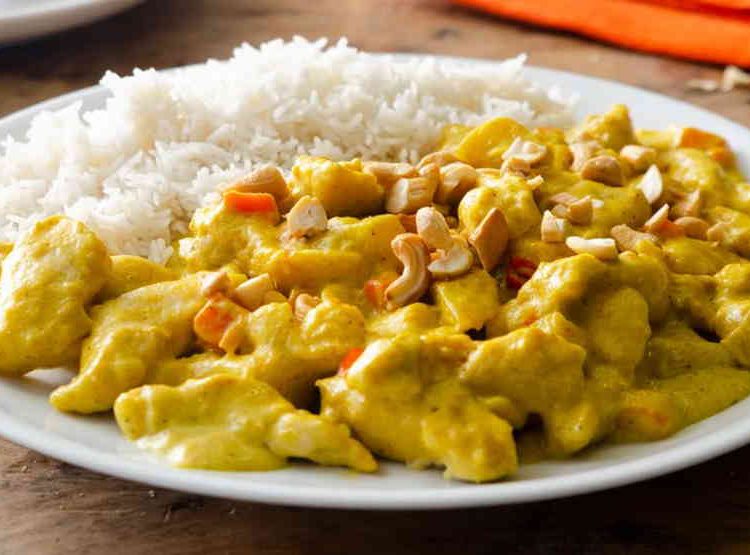 pollo curry e riso basmati
