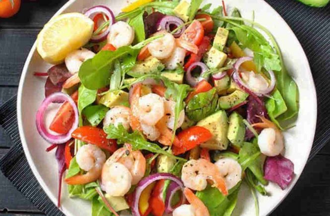 insalata ai gamberi