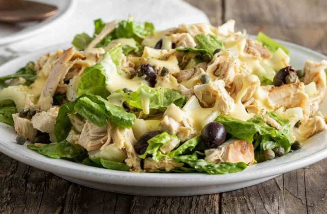 insalata pollo e yogurt