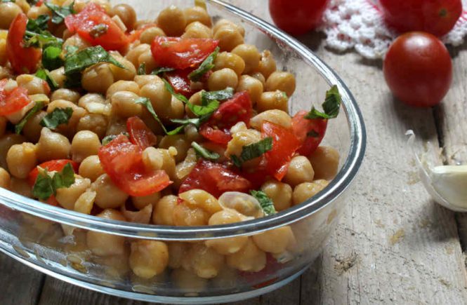 insalata ceci pomodoro