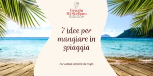 mangiare sotto l'ombrellone