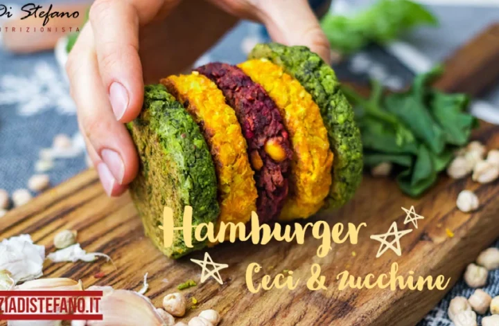 hamburger di ceci e zucchine
