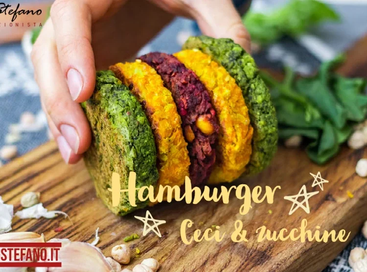 hamburger di ceci e zucchine